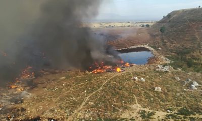 депонија, Мегленци, пожар