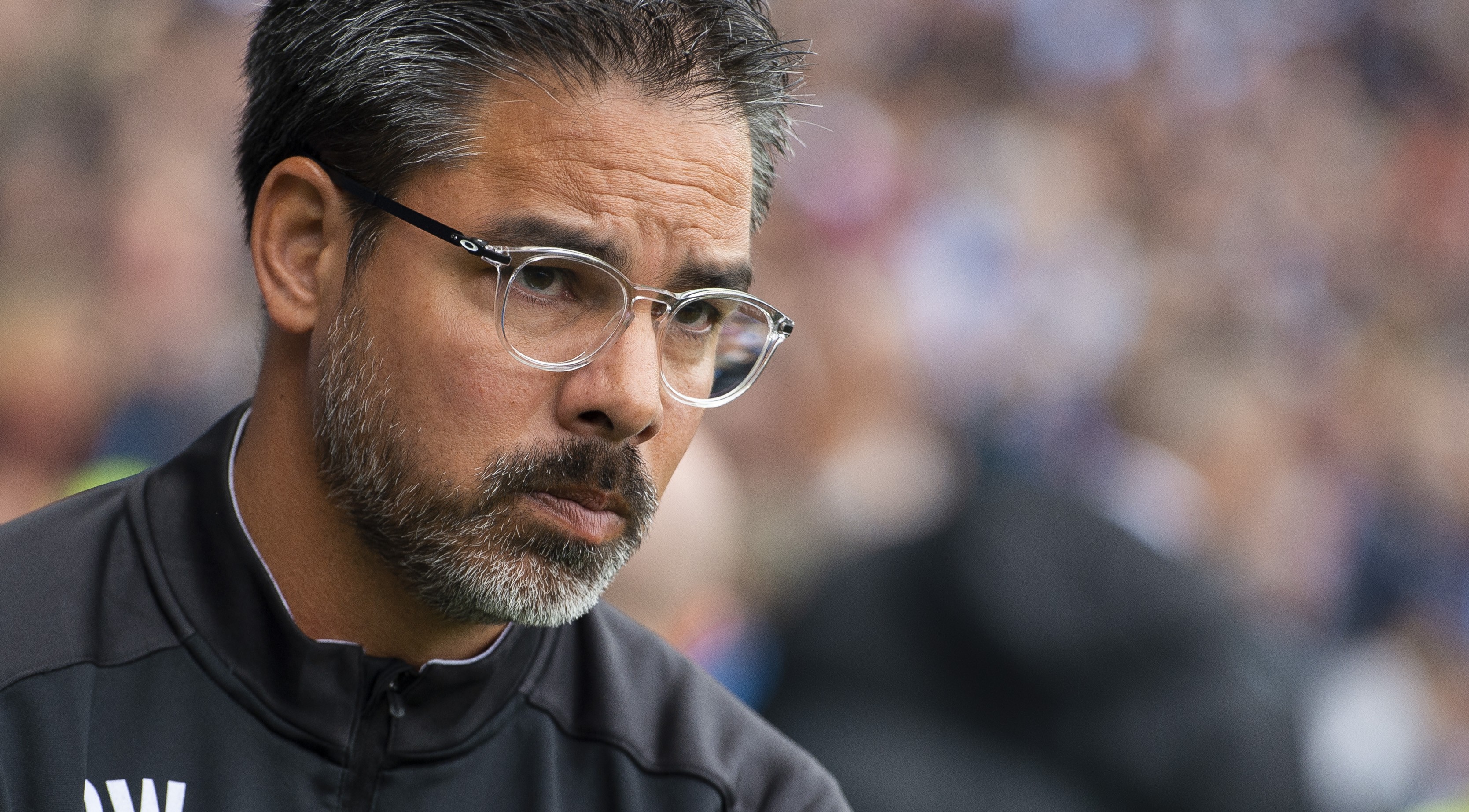 epa06958707 Huddersfield Town manager David Wagner reacts during the English Premier League soccer match between Manchester City and Huddersfield Town at the Etihad Stadium in Manchester, Britain, 19 August 2018. EPA-EFE/PETER POWELL EDITORIAL USE ONLY. No use with unauthorized audio, video, data, fixture lists, club/league logos or 'live' services. Online in-match use limited to 75 images, no video emulation. No use in betting, games or single club/league/player publications