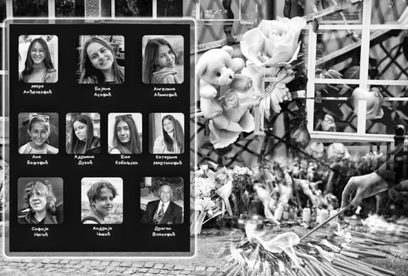 (Видео) Една година од масакрот во училиштето во Белград, беа убиени девет ученици и чуварот