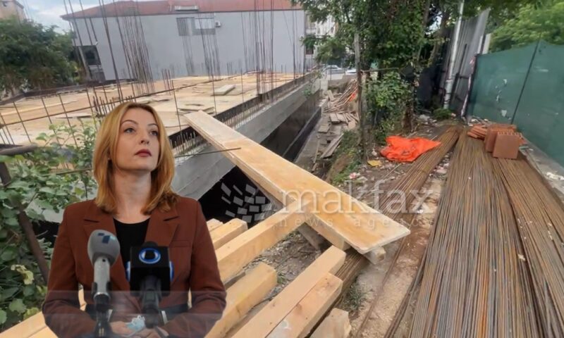 (Видео) Данела Арсовска во живо се вклучи од објект во Чаир: „Дивоградба на државно земјиште“